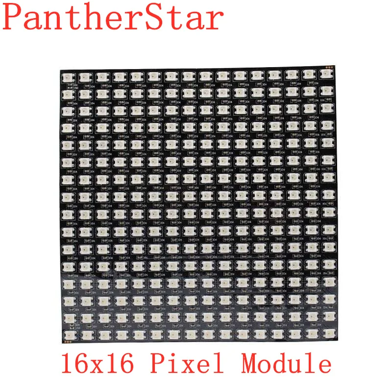 DC5V 8x8/16x16/32x8 WS2812B светодиодный пиксельный модульный 2811 ic индивидуально адресуемых