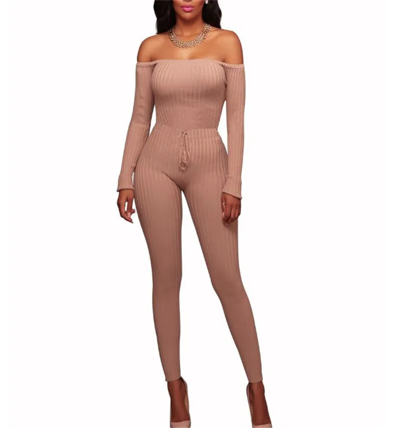 Fashionable Sexy Women's Night Shop Flat Pants Jumpsuits Street Trendy with Spring and Autumn High Elasticity Shoulder | Женская