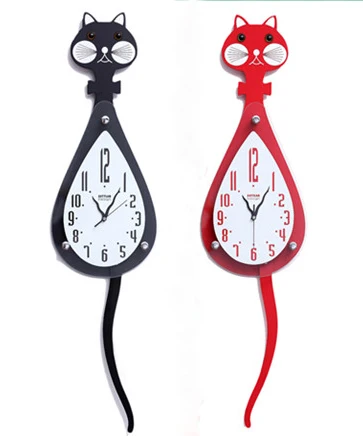 Wag tail cat часы настенные гостиная современный контракт креативный Европейский