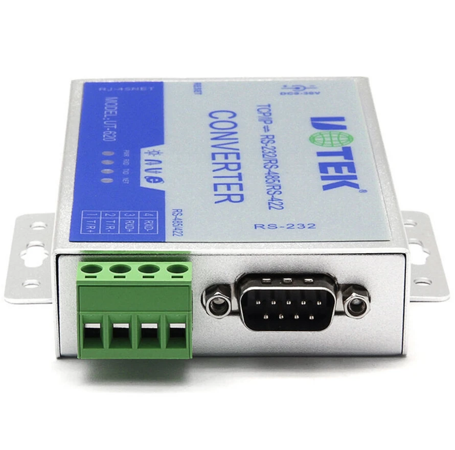 UT 620 TCP/IP до 232/422/485 последовательный порт для сетевой связи сервер RJ45 RS232/RS485/RS422