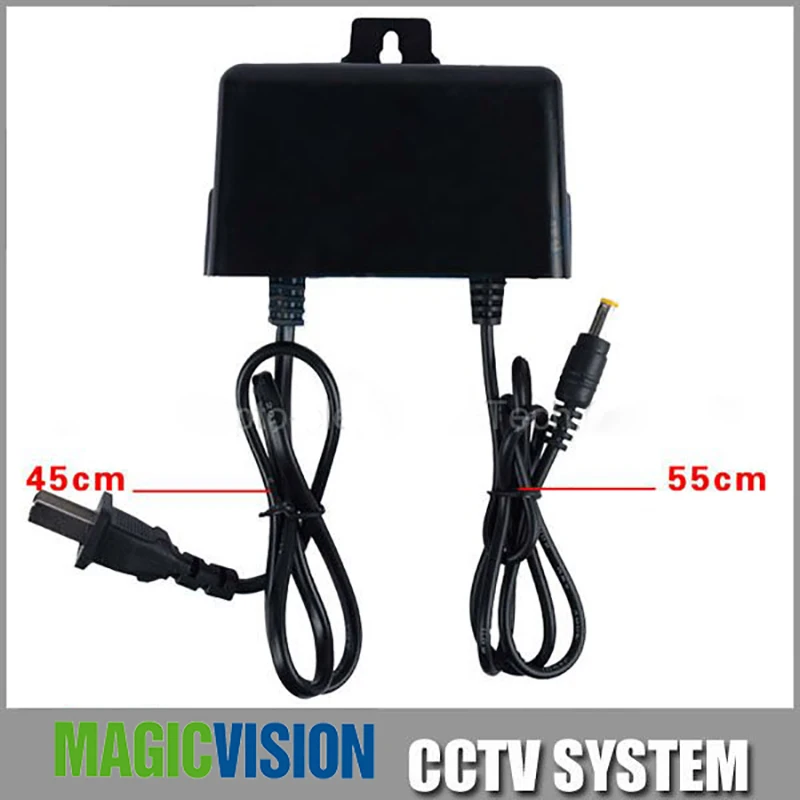 Адаптер питания для камеры видеонаблюдения 12 В 2 а постоянного тока Европейский