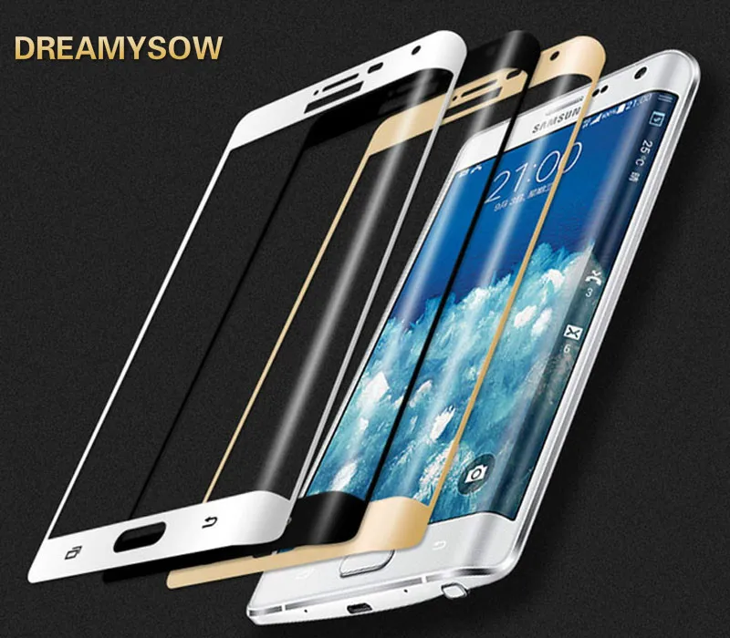6D изогнутый протектор экрана из закаленного стекла для Samsung Galaxy Note Edge N9150 9H