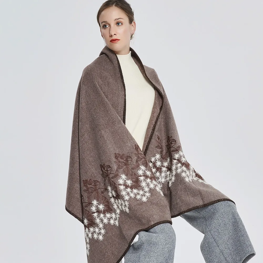 2018 Новый Модный зимний шарф для женщин шарфы теплые шали роскошная брендовая