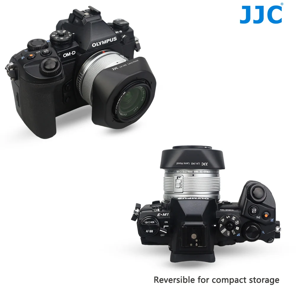 JJC квадратная бленда объектива для OLYMPUS M. ZUIKO DIGITAL 14-42 мм 1:3. 5-5,6 II/14-42 мм 1:3. 5-5,6 II R аксессуары для камеры Бленды