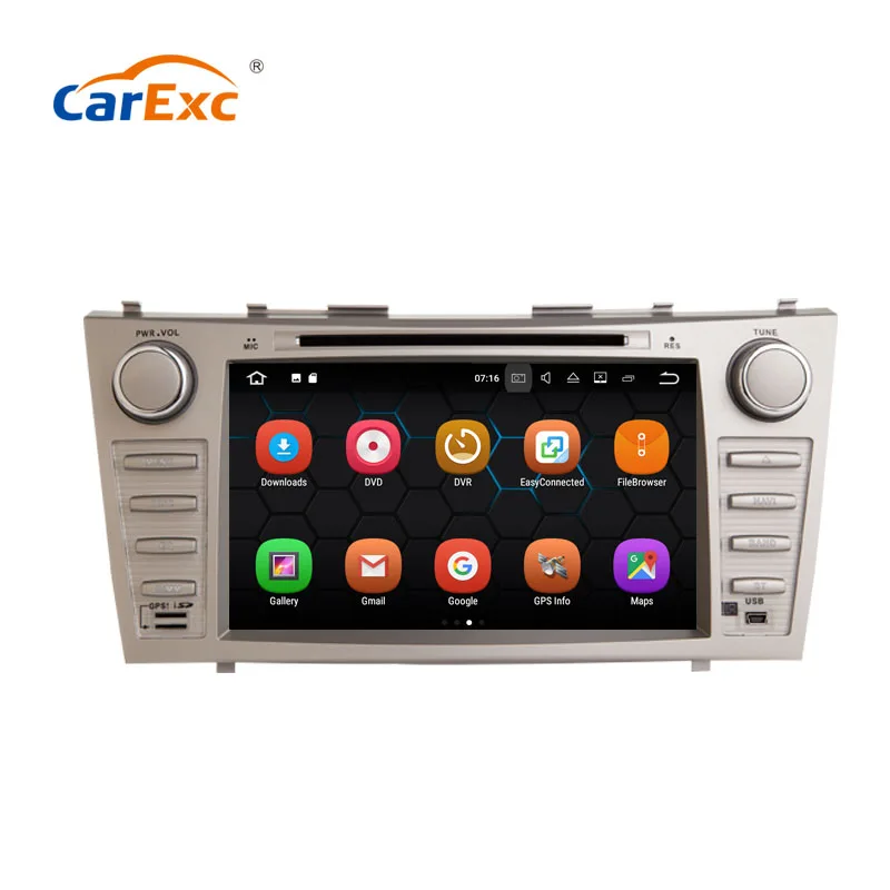 7 дюймов 2G RAM 32G ROM Android 9 0 автомобильный dvd-плеер с GPS Bluetooth Wifi DAB + BT OBD HD навигационная