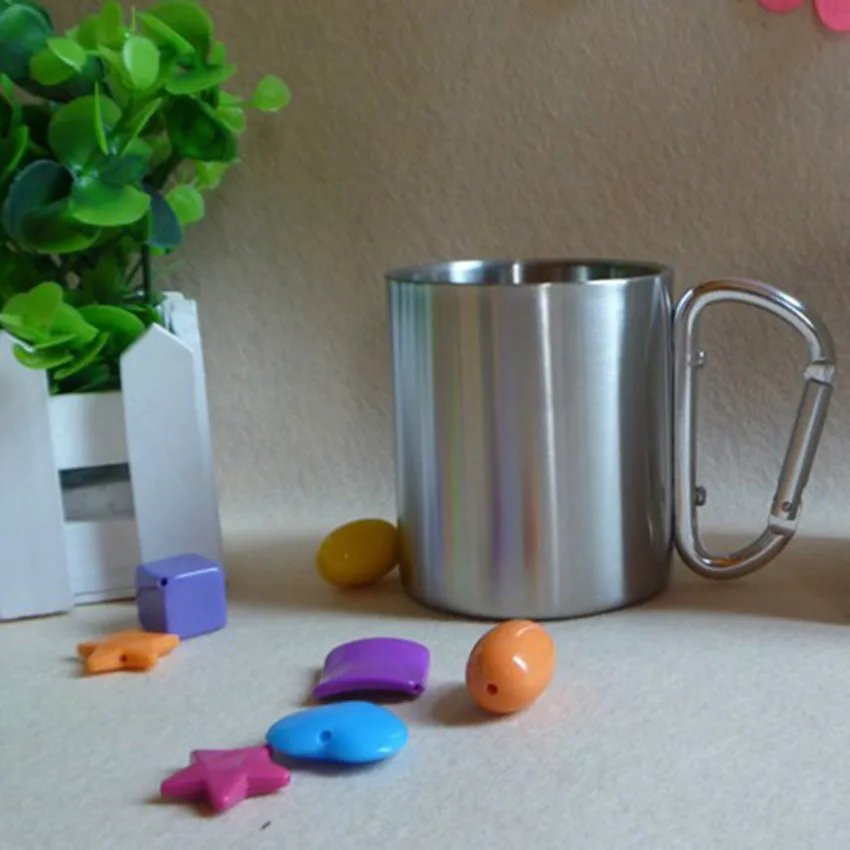 1 шт. портативная прочная компактная кружка из нержавеющей стали Складная