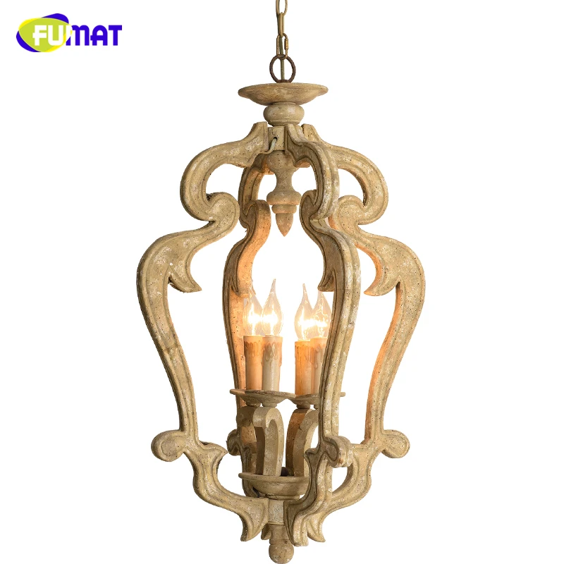 Фумат американский кантри деревянные люстры Висячие антикварные винтажные