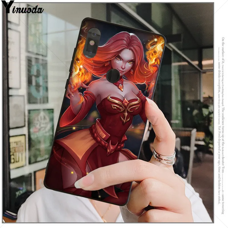 Yinuoda Shadow Fiend Dota 2 DIY окрашенный чехол для телефона для Xiao mi Red mi 5 5Plus Note4 4X Note5 6A mi 6 mi x2 mi x2S - Цвет: A7