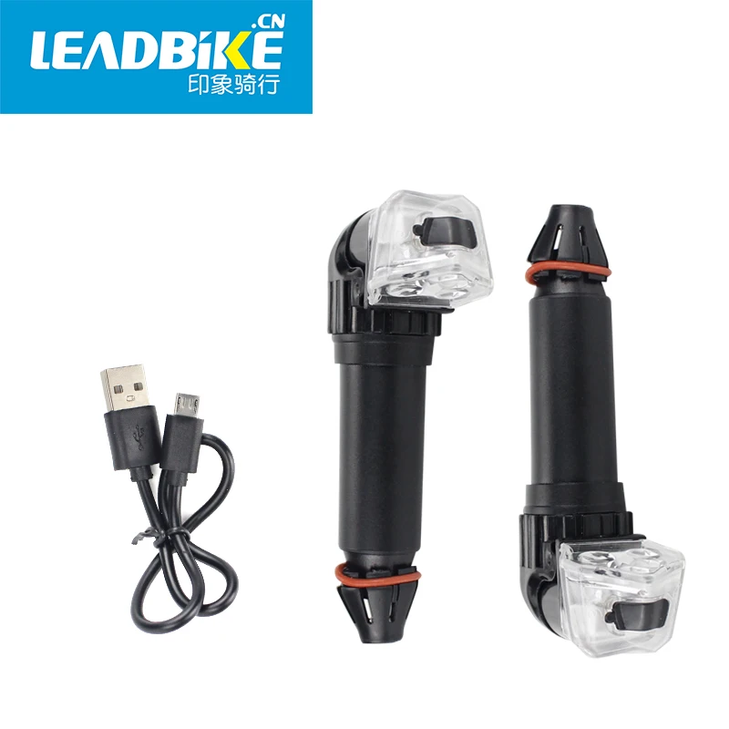LEADBIKE велосипедный руль светодиодный светильник s торцевой штекер легкие захваты
