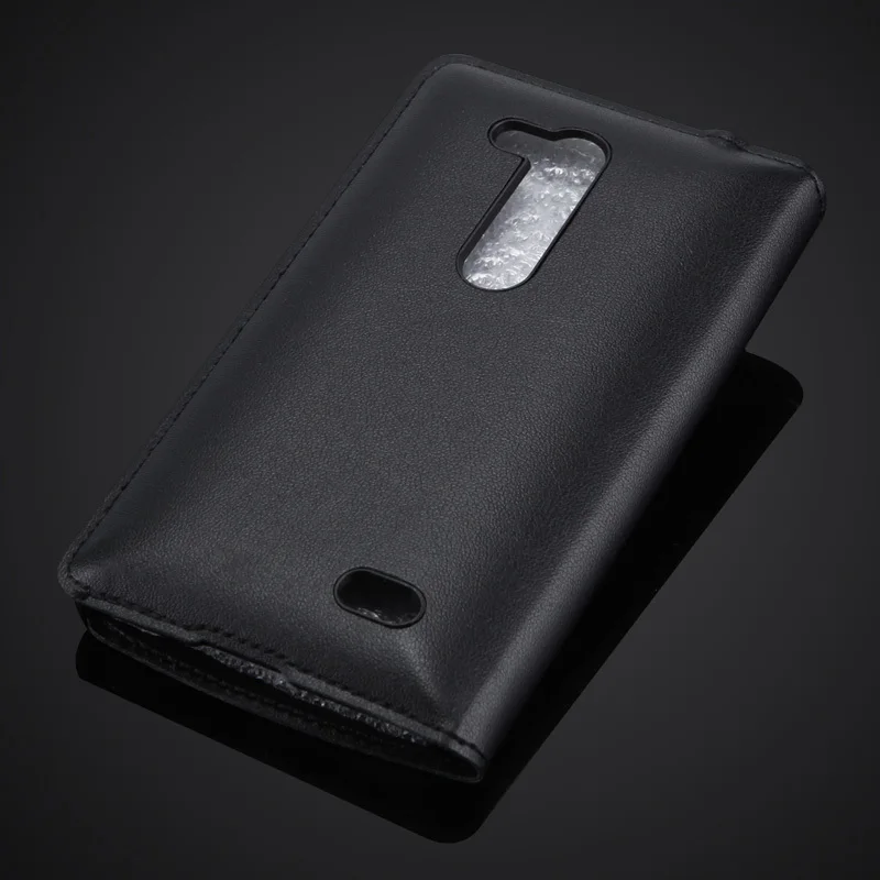 Роскошный чехол книжка для LG L Fino D295 D290N кожаный с прозрачным окном мобильный
