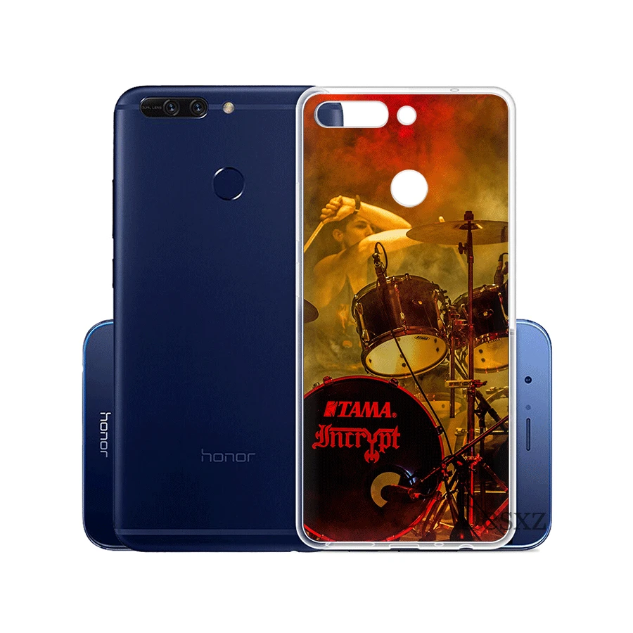 Чехол для Huawei Y5 Y6 Y7 II Prime 2017 2018 чехол телефона музыкальный инструмент