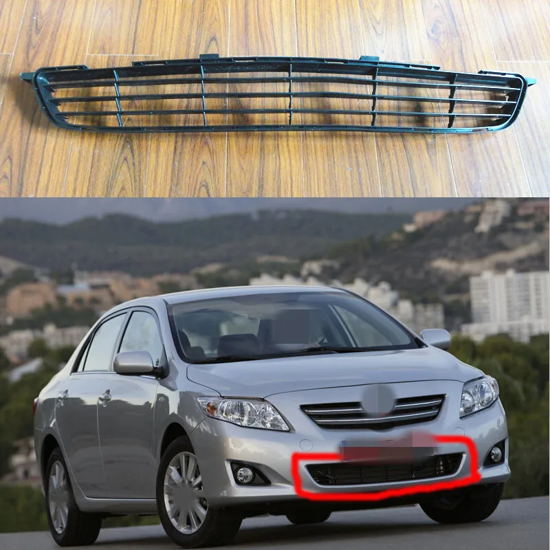 1 шт. новый передний бампер Нижняя решетка гриль сетка для Toyota Corolla 2007 2009|mesh grille|mesh