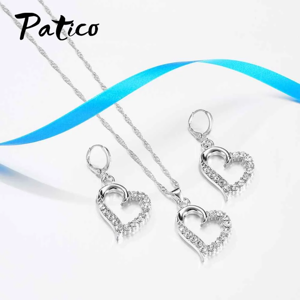 Комплект ювелирных изделий из стерлингового серебра 925 пробы с кубическим