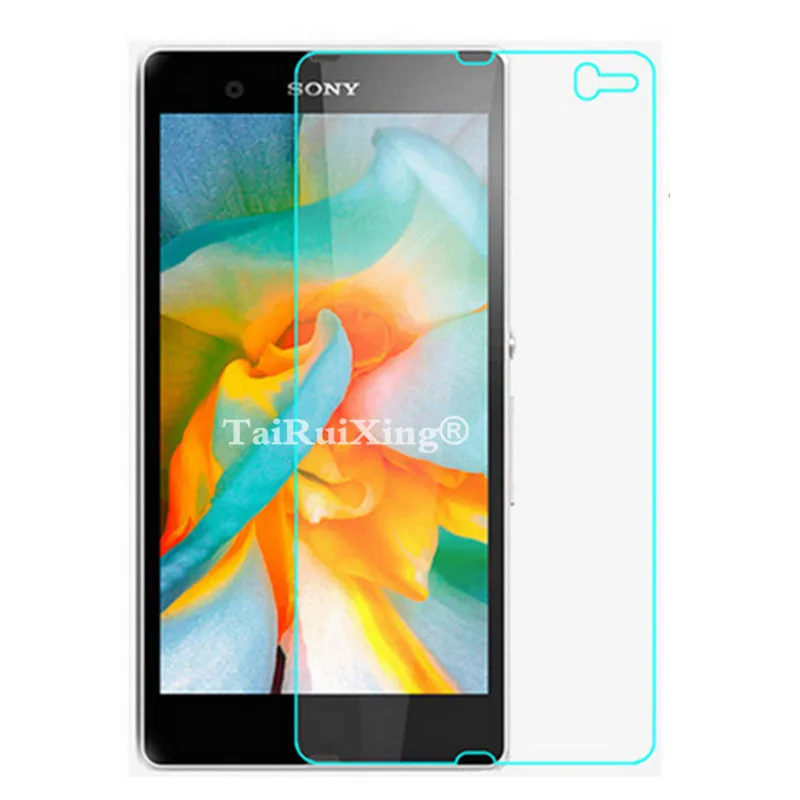 9H 2.5D 0.26mm Tempered Glass Screen Protector For Sony Xperia Z Cases L36H L36 L36i C6603 Protective Film | Мобильные телефоны и