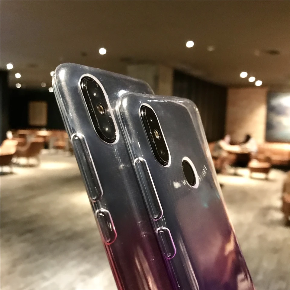 Блестящие цвета радуги силиконовый чехол для Xiaomi Redmi Note 6 Pro 6A 5 5A 4A 3 S 4 4X5 Plus iphone XS MAX