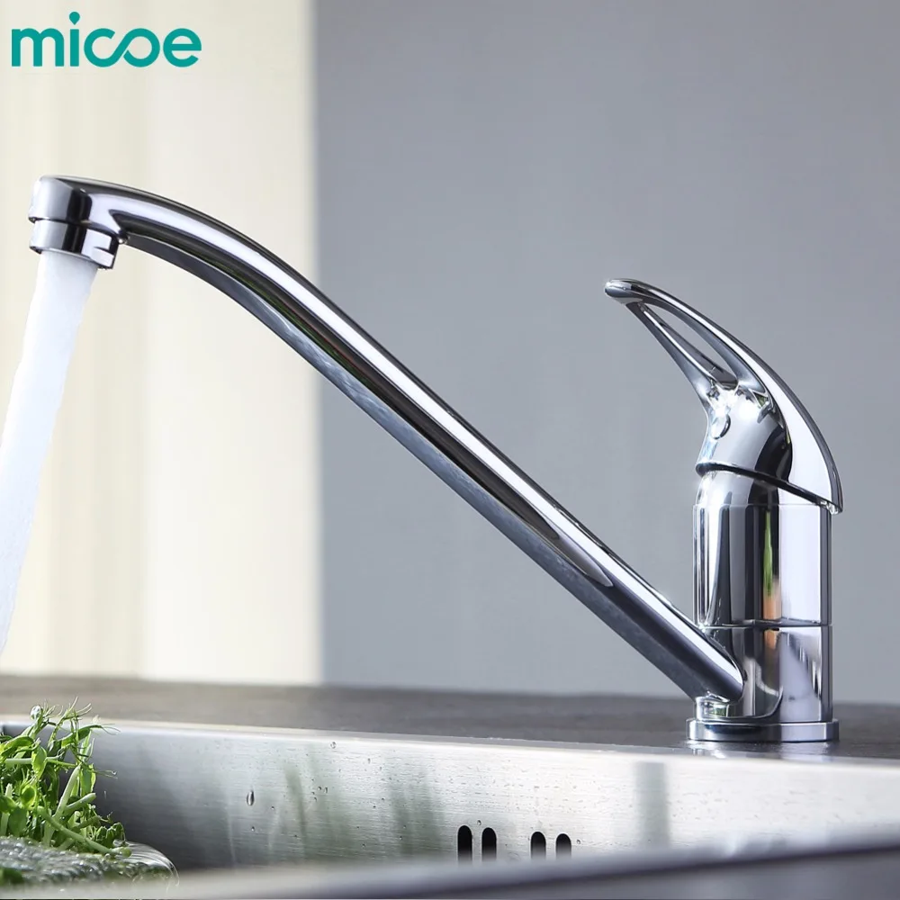 Micoe горячей и холодной воды Смеситель для кухни Одной ручкой на одно отверстие