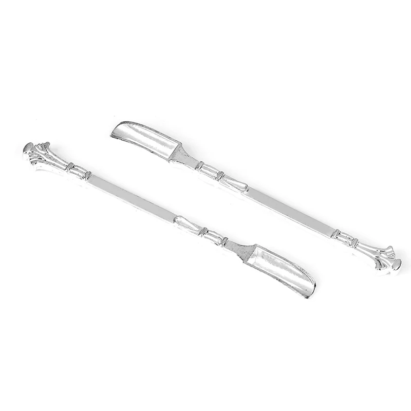 2pcs/lot 8cm Snuff Metal Spoon Use For Sniffer Snorter Snorter.Powder Smoking Accessories | Дом и сад