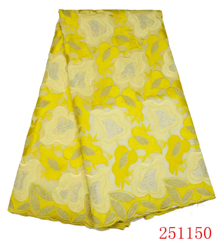 Хит продаж африканская швейцарская вуаль кружево высокого качества хлопковые