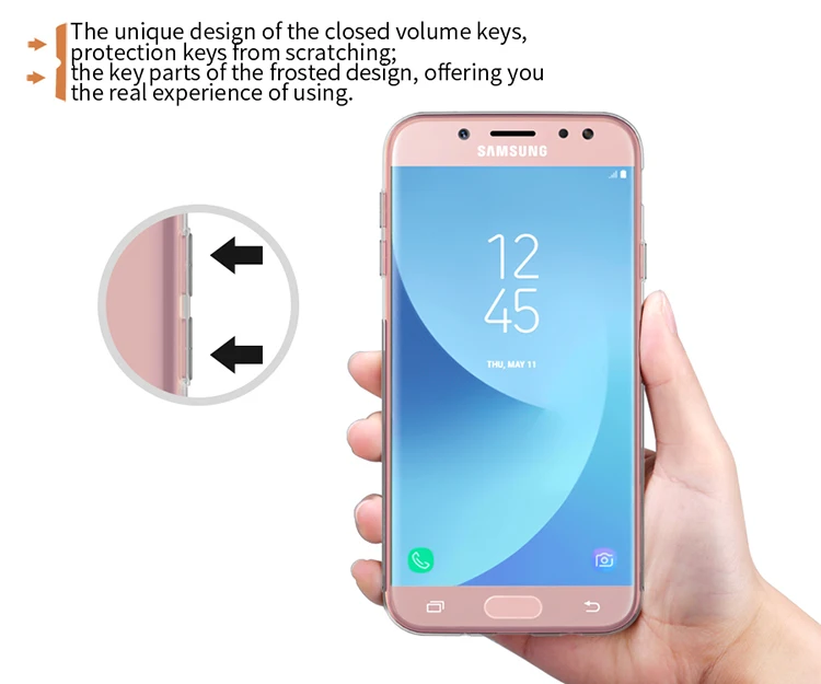 Nillkin для samsung Galaxy J5 2017 Силиконовый ТПУ чехол ультра тонкий телефона Прозрачный Pro