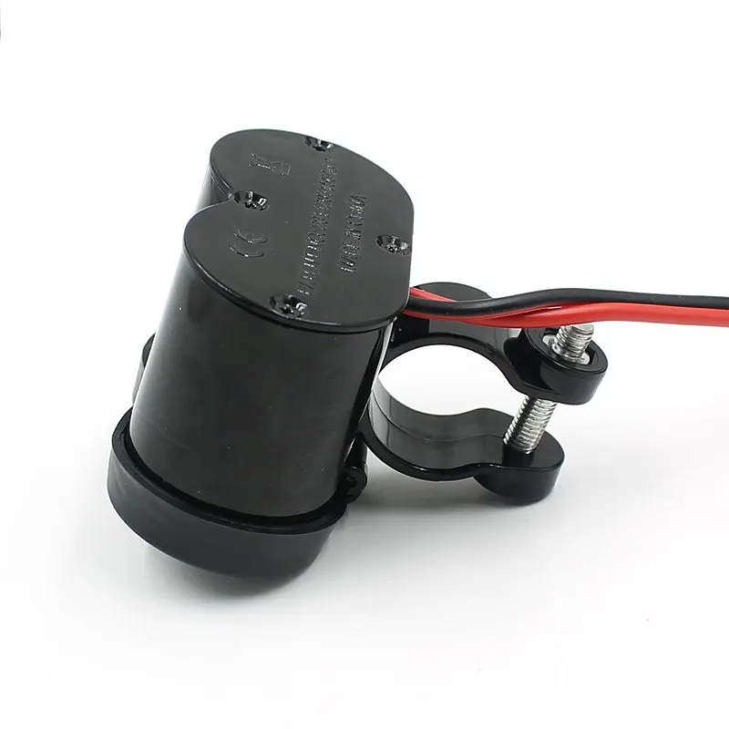 Мотоцикл Скутер руль водонепроницаемый USB прикуриватель зарядное устройство LED