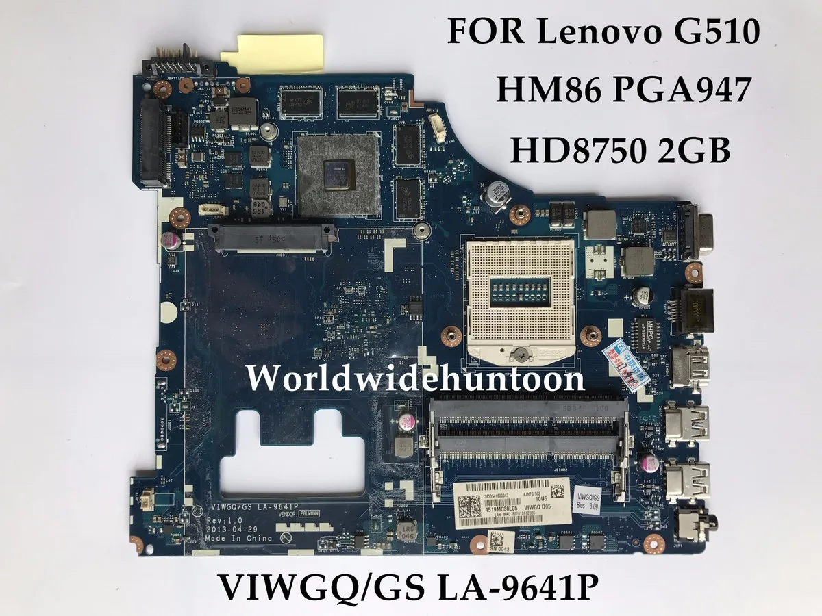 Оптовая продажа новая материнская плата VIWGQ/GS для ноутбука Lenovo Ideapad G510 HM87 PGA947 DDR3