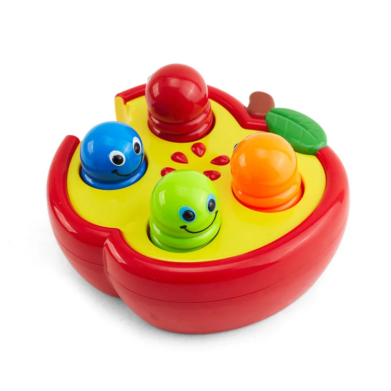 Infact Baby Whack A Mole Toy не требует батареек забавная безделушка красного и желтого