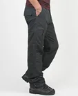 Брюки-карго мужские зимние двухслойные, теплые мешковатые штаны, хлопковые брюки в стиле милитари, камуфляж, тактические