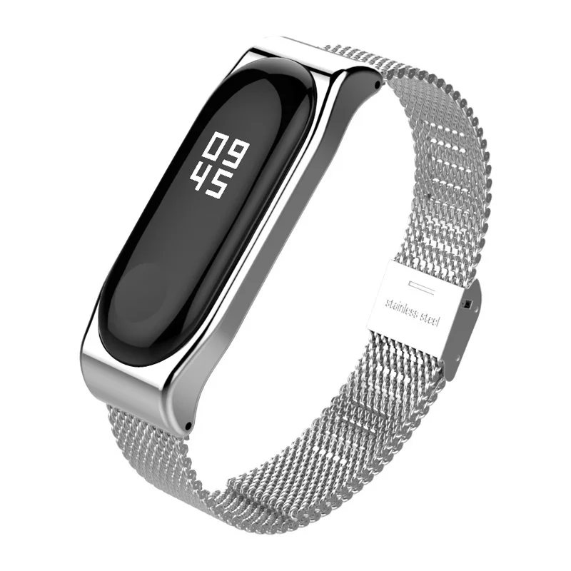 Браслет mi Band 4, металлический браслет из нержавеющей стали для Xiaomi mi, 3 ремешка, браслет mi Band 4/3, браслеты Pulseira mi band 4