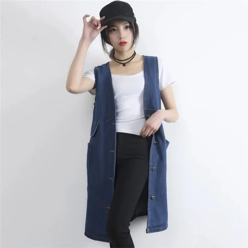 2018 весенний женский жилет Новый свободный большой размер без рукавов куртка Mediun