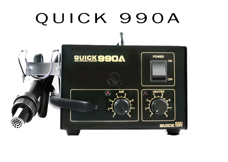 Crack 990A Антистатическая мощность 270 Вт SMD паяльная станция с фена контролируемый