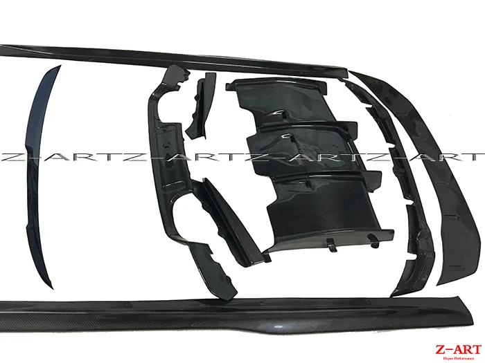 Z ART углеродное волокно Тюнинг Комплект для BMW M3 M4 2013 2019 аэродинамическим