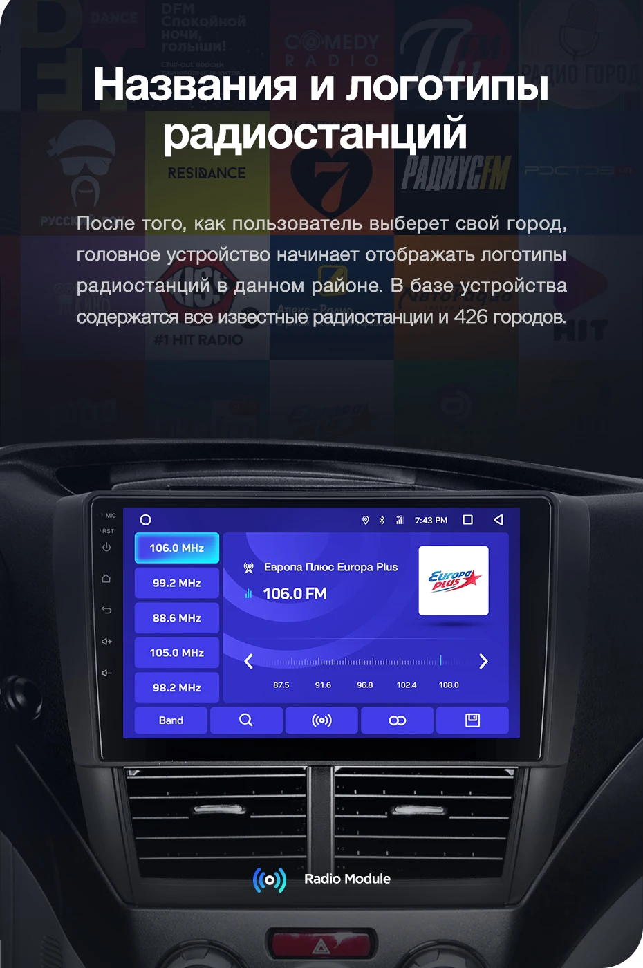 TEYES CC2 Штатная магнитола для Субару Форестер 3 Subaru Forester 3 SH 2007 2009 2010 2013 Android 8.1, до 8-ЯДЕР, до 4+ 64ГБ 32EQ+ DSP 2DIN автомагнитола 2 DIN DVD GPS мультимедиа автомобиля головное устройство