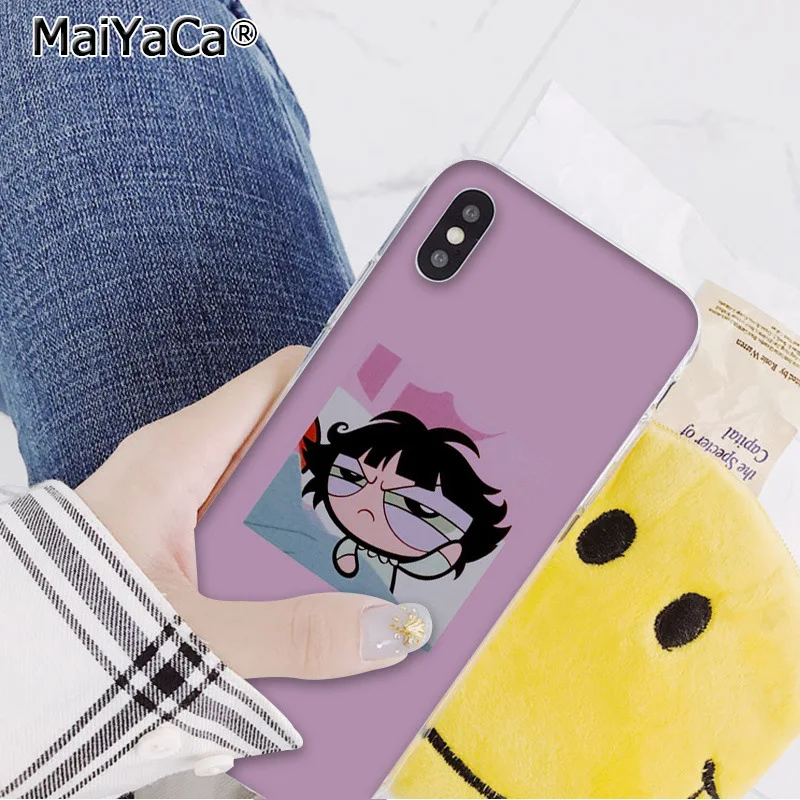 A9 MaiYaCa прекрасный PowerPuff девушки рукоделие принт рисунок телефон чехол для iphone 11 pro 8 7 66S Plus 5s SE XR X XS максимальный чехол - Цвет: A9