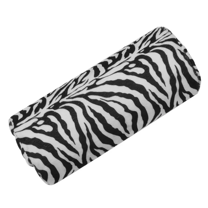 Zebra stripes Половинная Колонка Подушка для рук дизайн ногтей маникюр хлопок фланель розовый/фиолетовый/красный/ярко-розовый/Зебра полосы - Цвет: Zebra stripes