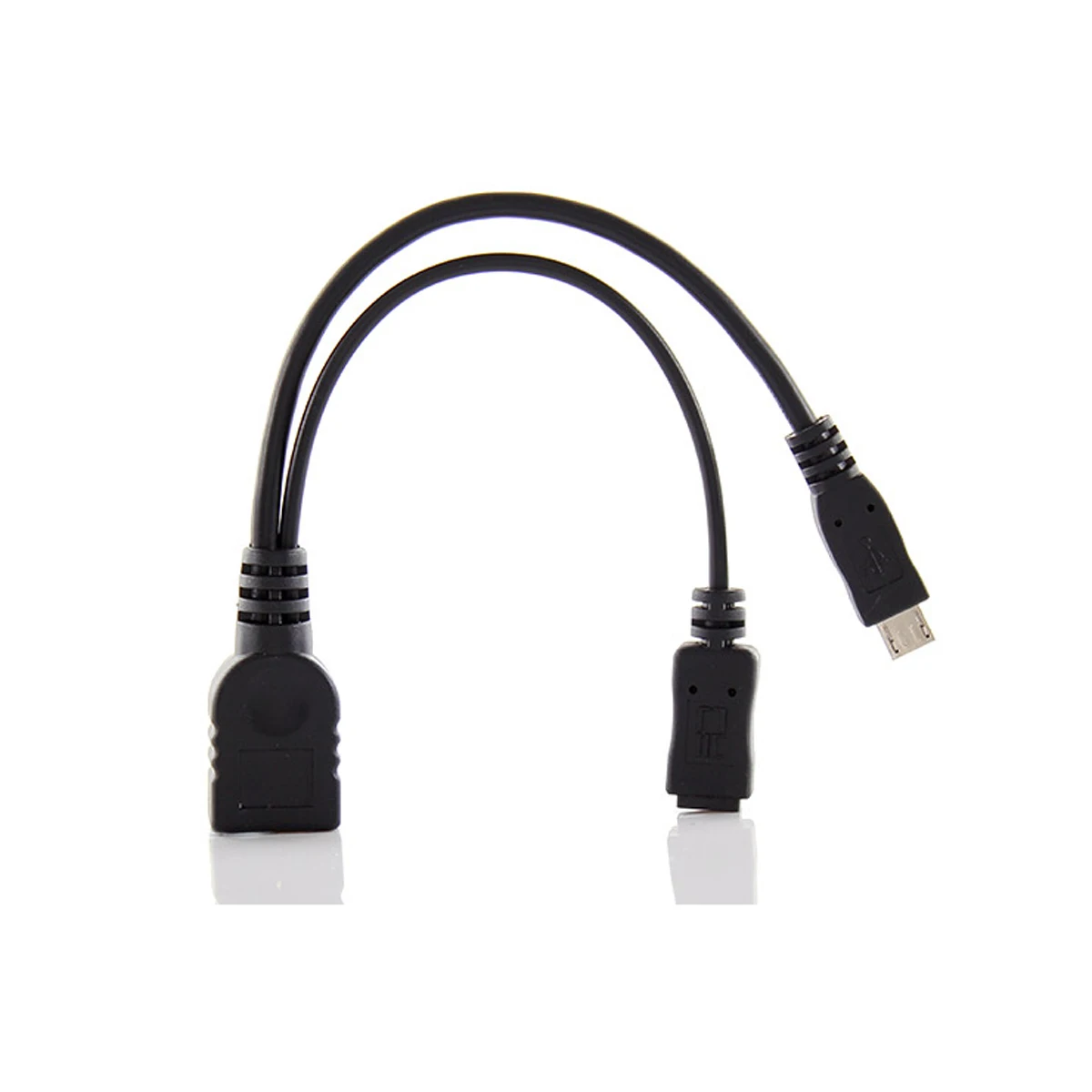 Chenyang 2 в 1 OTG микро USB хост Мощность Y сплиттер адаптер к 5 контактному штырьковому