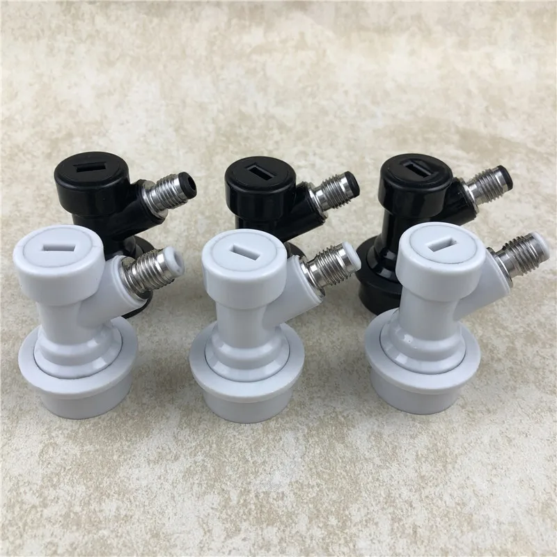 

3Pair 6pcs Ball Lock Disconnects for Homebrew Beer Dispenser Cornelius Corny Kegs Replacement Connector