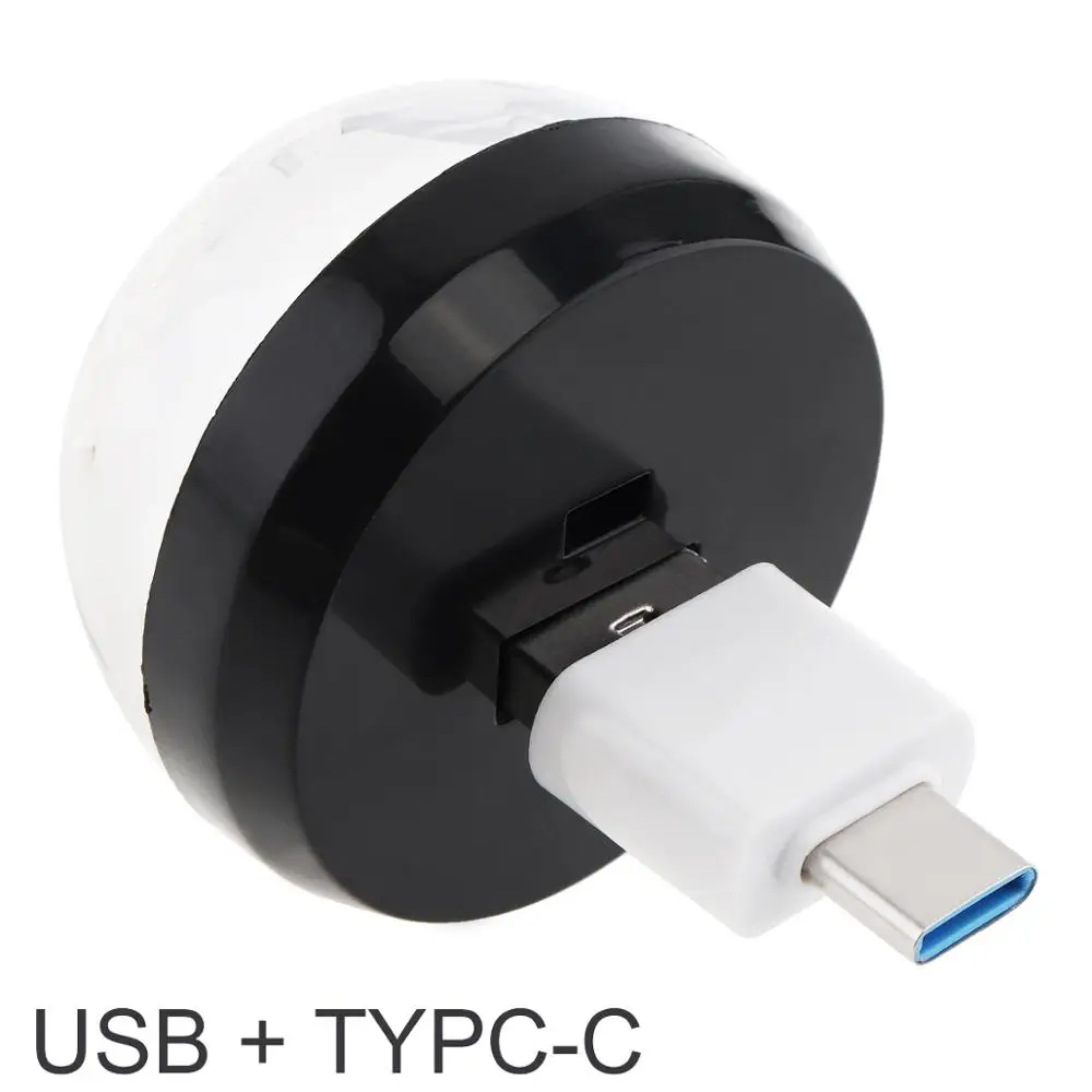 4 Вт мини USB звуковой активный светодиодный хрустальный волшебный шар RGB
