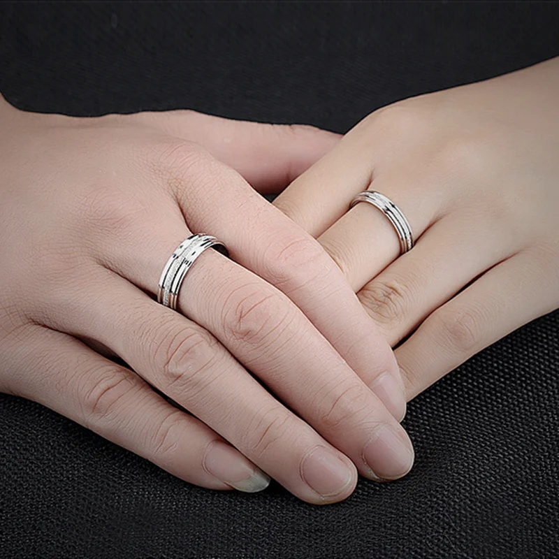 Новинка для мужчин и женщин Pave Pearl Sand Titanium нержавеющая сталь Love Promise кольцо