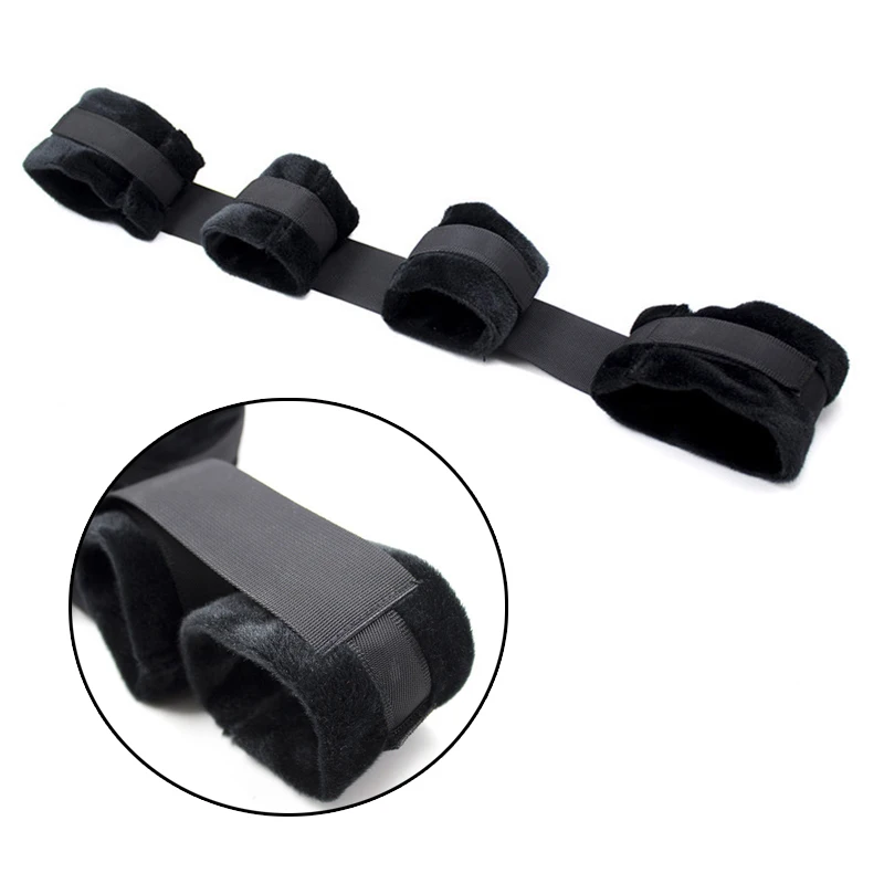 Фетиш бондаж наручники для ног соединить перекрестное удерживание БДСМ интимные