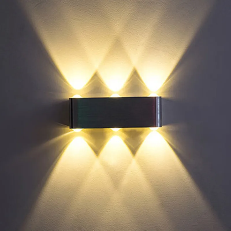Светодиодная подсветка стены and down light modern минималистский интерьер зеркало