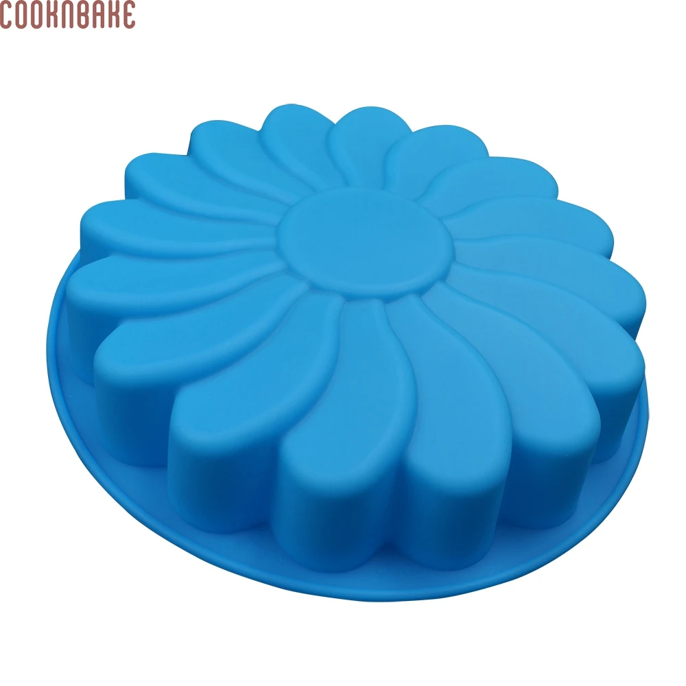 COOKNBAKE DIY Silicone Cake Mold Single Flower Baking Pan Sun Jelly FDA Quality CDSM-124 | Дом и сад