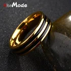 ELSEMODE тренд две черные линии золотые кольца обручальное кольцо винтажные мужские женские украшения Аниме Anel Masculino Aneis Alliance