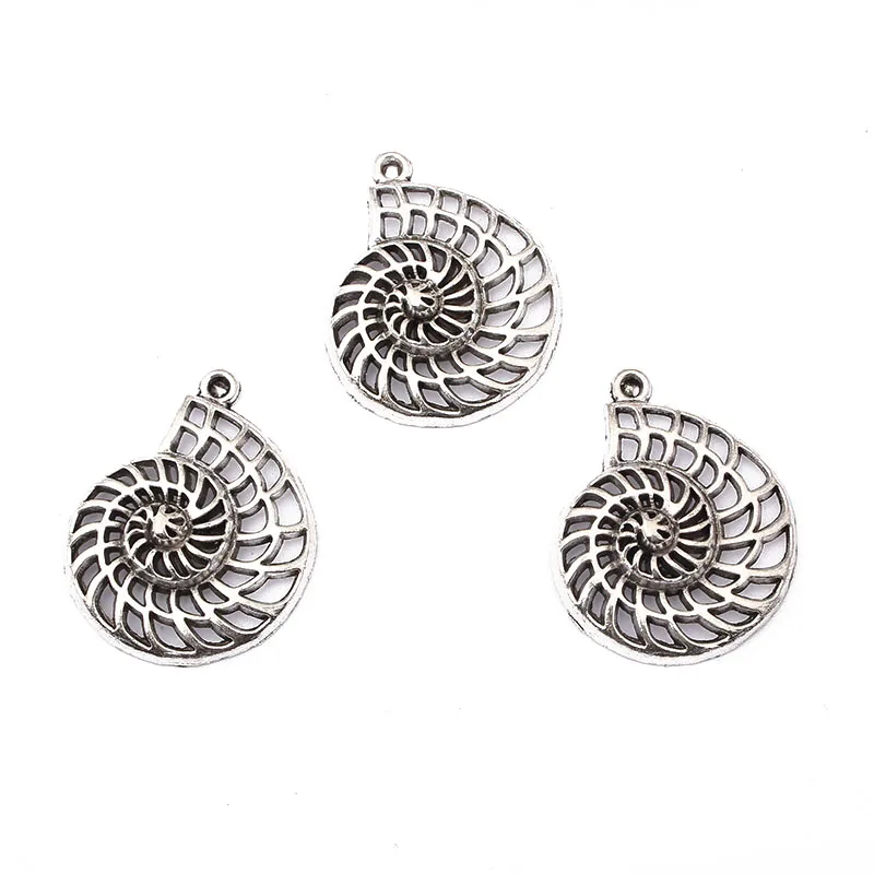 10 шт спиральные раковины морская улитка Очаровательные Подвески для бус