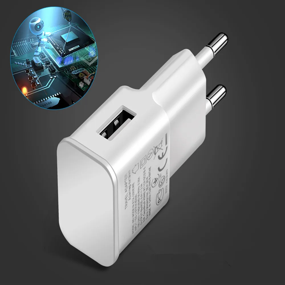 USB зарядное устройство 5V2A для путешествий настенное адаптер EU US вилка iPhone 7 Samsung S8