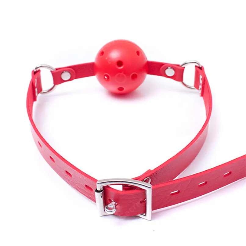 44 мм кляп с открытым ртом для пар из ПВХ кожи взрослые секс-игрушки БДСМ бондаж