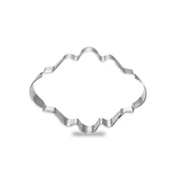 european palace pattern style cookie cutter stainless steel dessert tools moulds metal bakeware kitchen supplies baking fondant