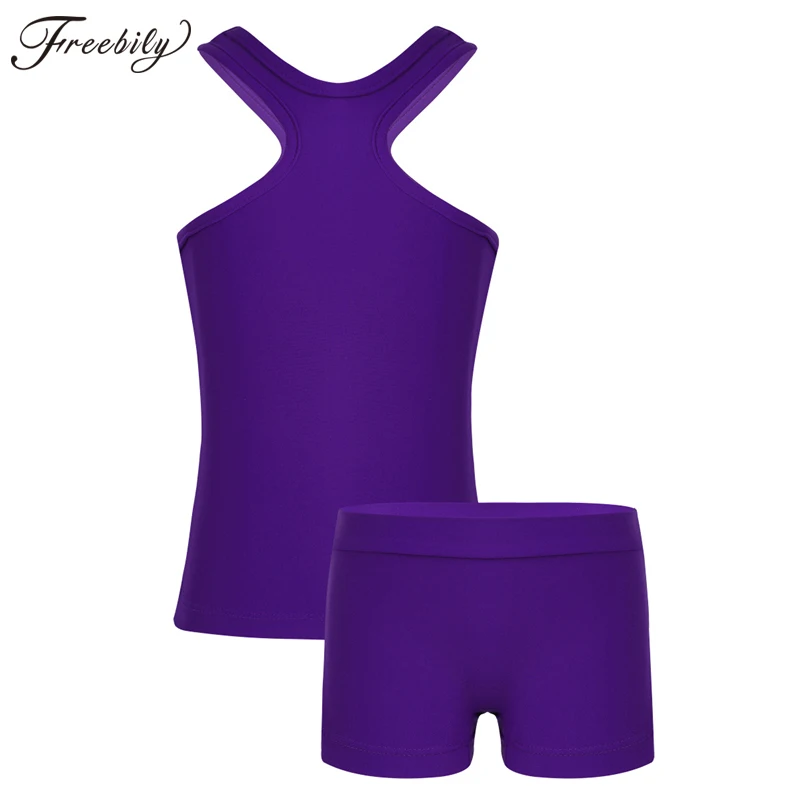 Детский танцевальный комплект из 2 предметов майка с низом для балетных