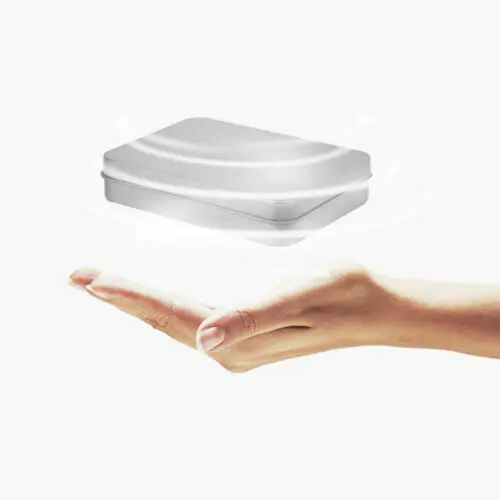 1 шт. металлическая жестяная прямоугольная коробка для хранения маленькие