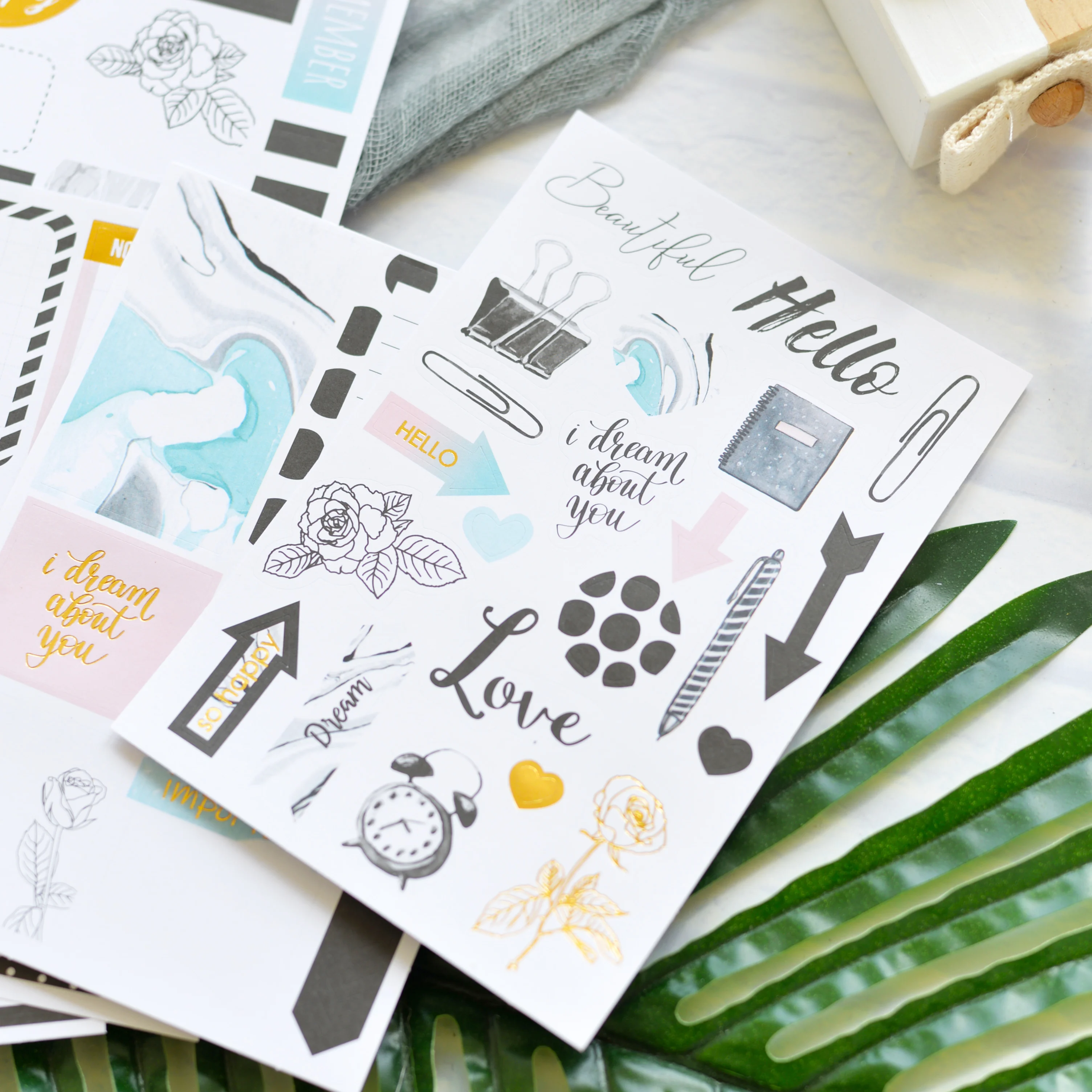 Lovedoki пользовательские пули журнал наклейки дневник записная книжка