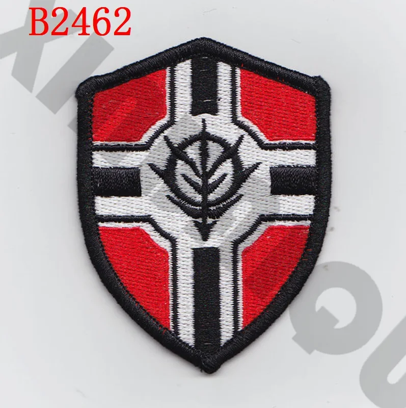 B2462 Вышивка патч GUNDAM военный тактический боевой дух - Цвет: B2462